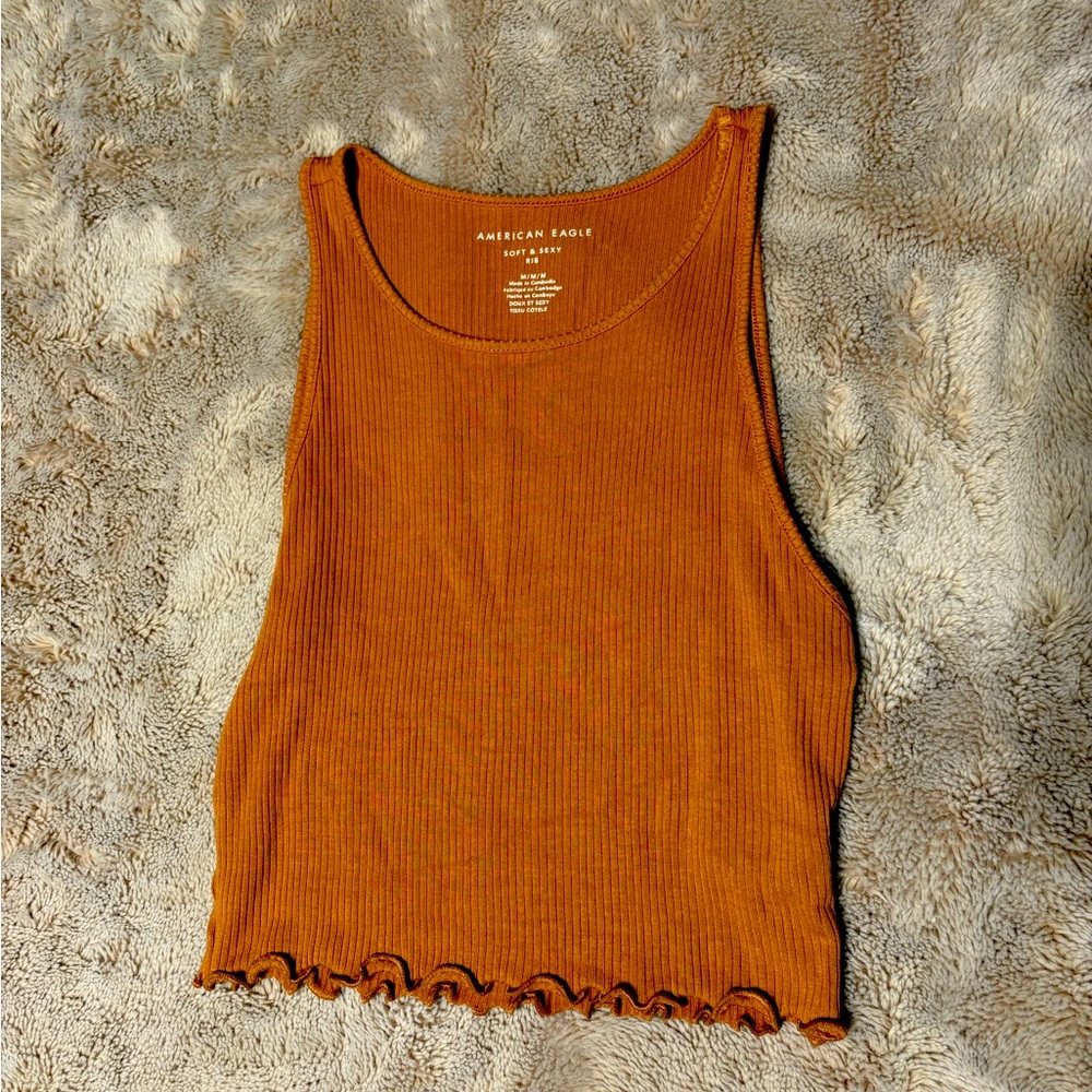 Orange American Eagle Top. Medium